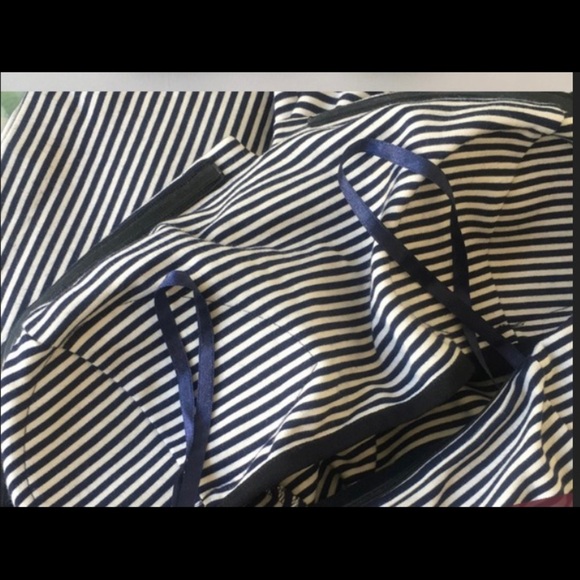 Club Monaco Strapless Striped Navy/White Mini Dress- size 2 - Picture 8 of 8
